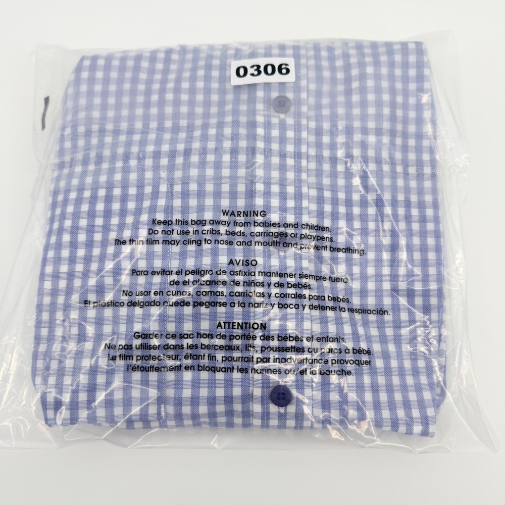 Dayton Flyers Antigua Shirt Men XL Blue Gingham Logo NCAA College Gameday - Picture 10 of 10